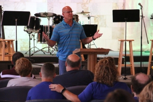 Pastor Brett Bartel Preaching